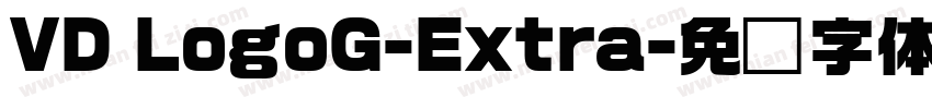 VD LogoG-Extra字体转换